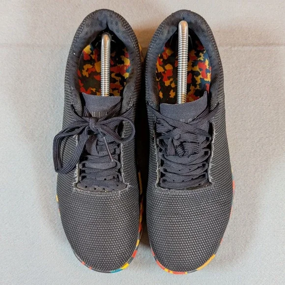 NOBULL Wild Trainers Size M 10.5 W 12 Gym CrossFit Shoes Black Multi Color Camo - Picture 2 of 6